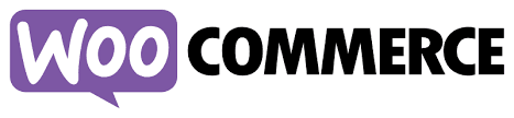 Logo oficial WooCommerce pentru servicii de optimizare SEO magazine online pe platforma WordPress.