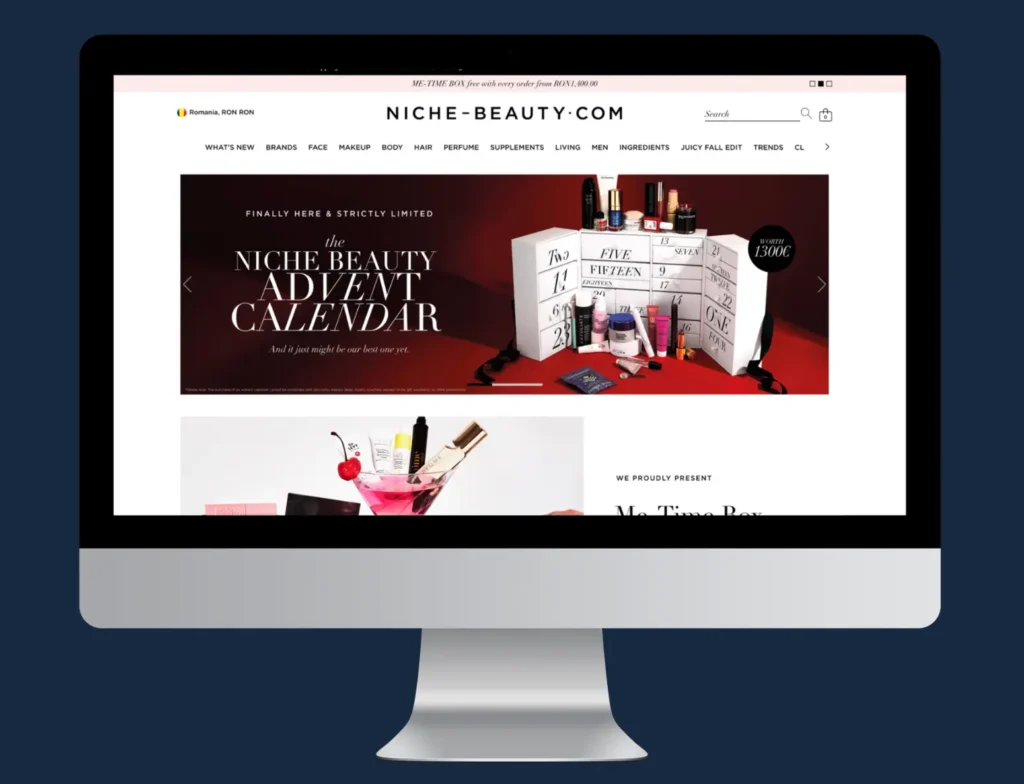 Strategie seo internațională pentru brandul Niche Beauty implementată de Agenție Seo Pro