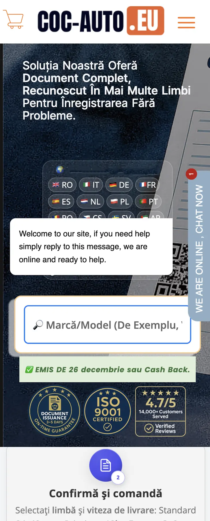 Imagine exemplu lipsa servicii de optimizare site