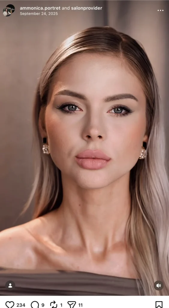 Screenshot din contul unui client care are un magazin online de beauty și care a beneficiat de promovare Instagram cu influenceri.