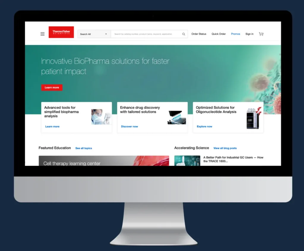 Studied e caz SEO omnichannel pentru Thermo Fisher Scientific, companie farmaceutica din S.U.A.