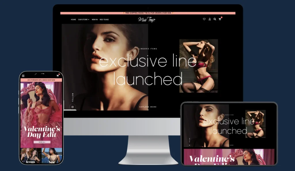 Creare magazin online fashion cu lansare colecție, layout hero și experiență responsive
