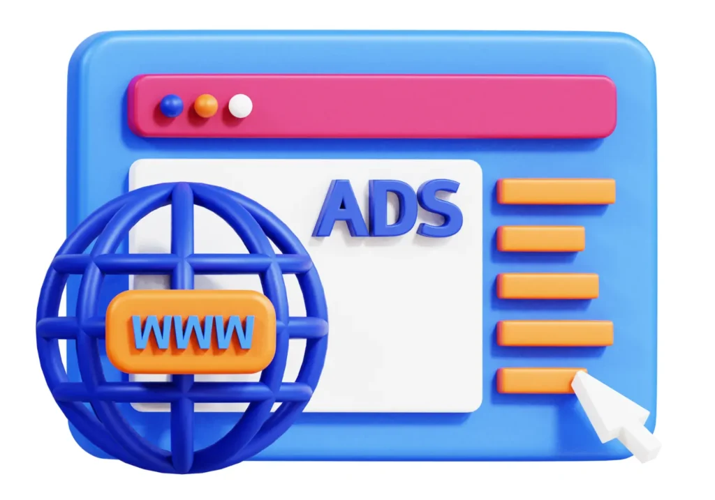 Reprezentare grafica a serviciilor de promovare Google Ads oferite de Agenție SEO PRO România