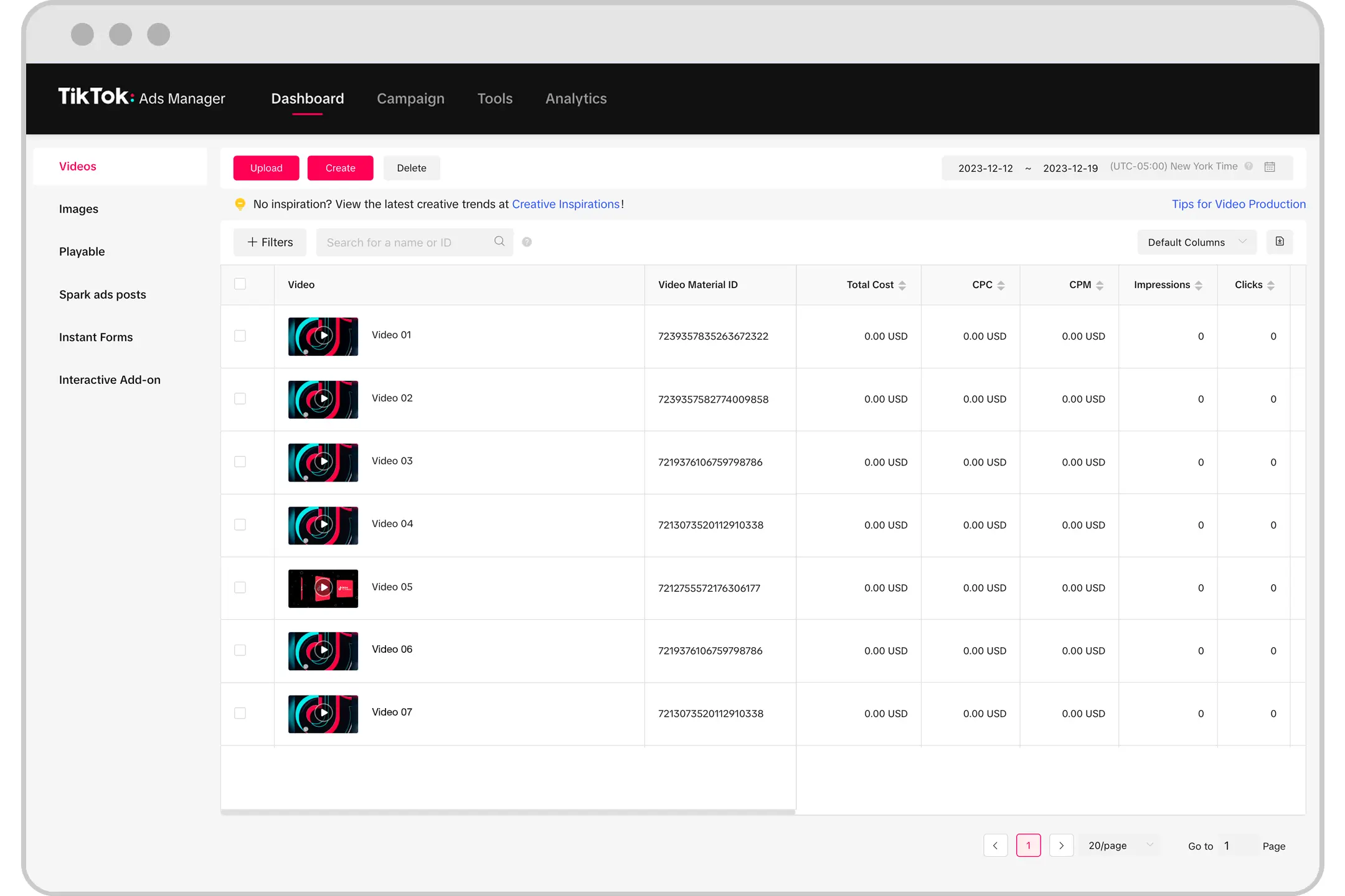 Cum arata interfața TikTok Ad Manager - pasul in cum creezi reclame TikTok in 2026