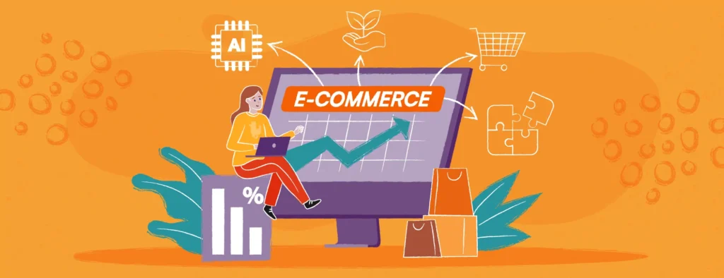 Imagine cu un proprietar de magazin online, care explică structura corectă pentru strategie de content eCommerce